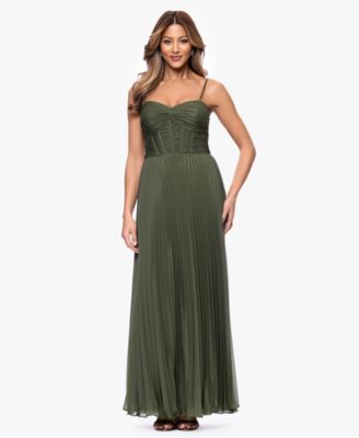 strapless open back dress Melrose Pleated Dress main image 0