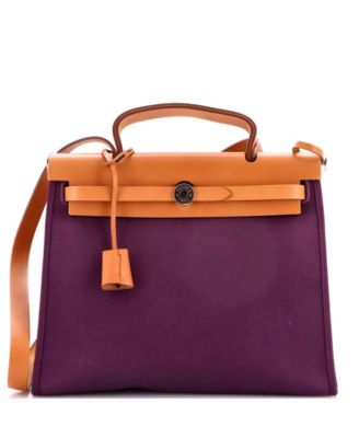 31 Herbag Zip Leather and Toile