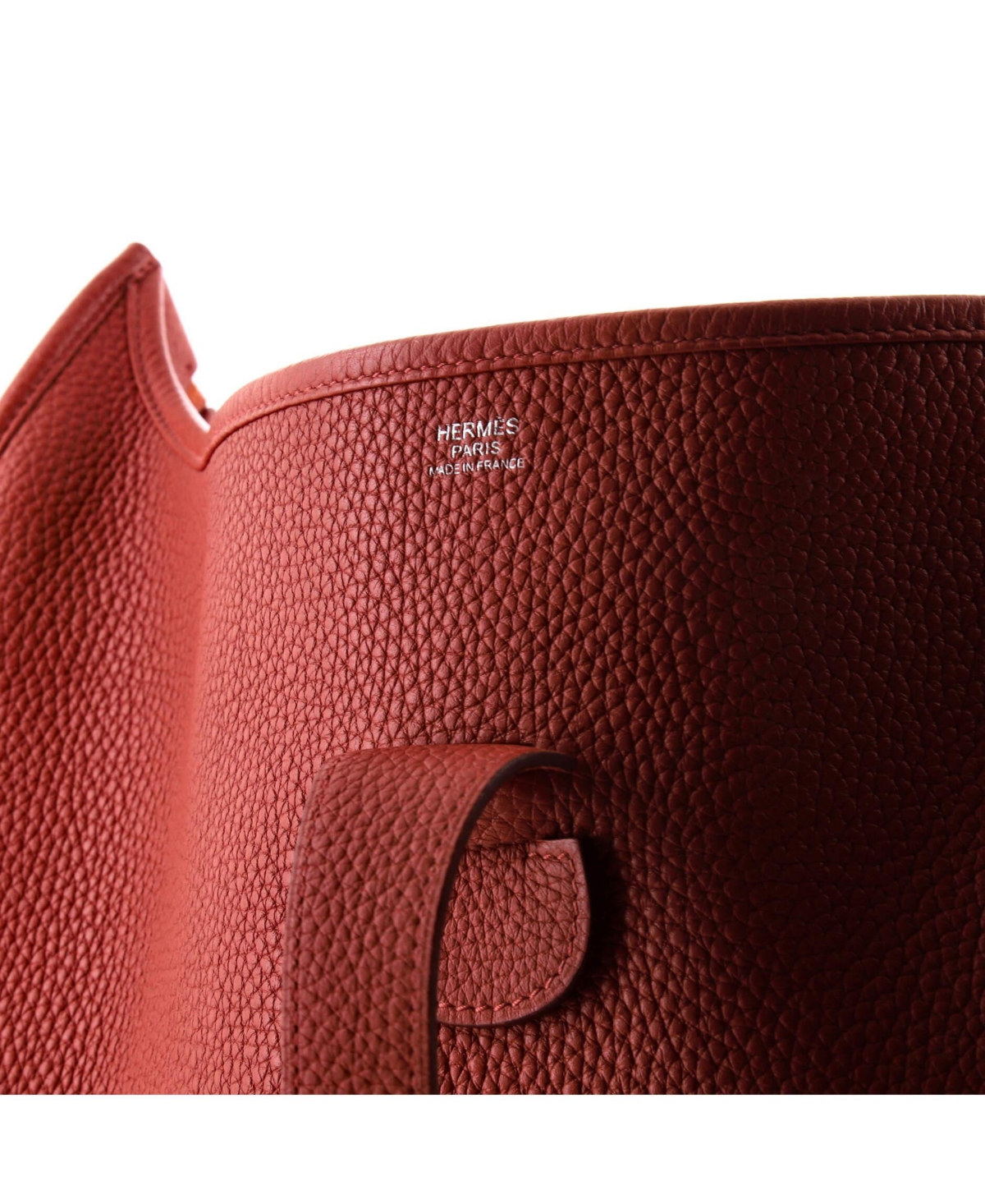Pre-Owned HERMES Tgm Evelyne Bag Gen Iii Clemence