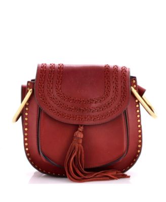 Small Hudson Handbag Whipstitch Leather