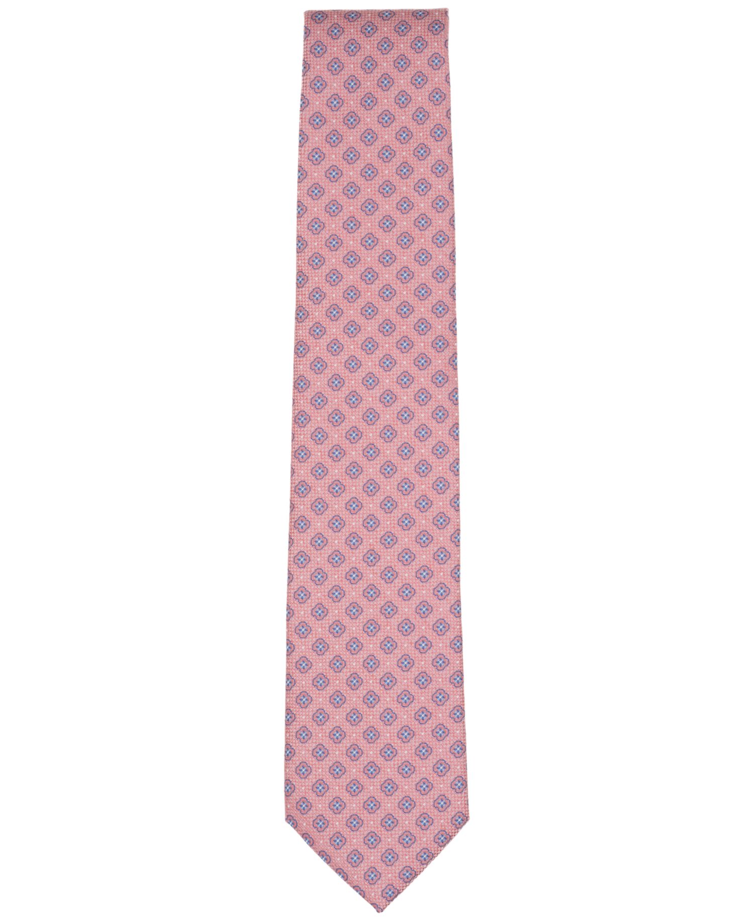 Men's Neat Floral Pattern Tie