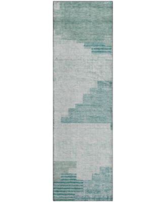 Mayfield Machine Washable AMF1829 2'3" x 7'6" Runner Area Rug