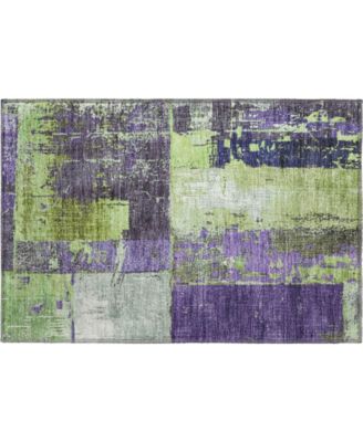 Mayfield Machine Washable AMF1866 1'8" x 2'6" Area Rug