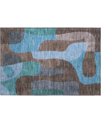 Mayfield Machine Washable AMF1867 1'8" x 2'6" Area Rug