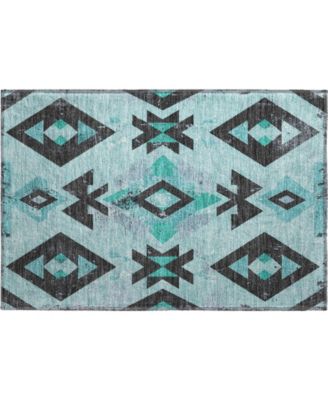 Mayfield Machine Washable AMF1882 1'8" x 2'6" Area Rug