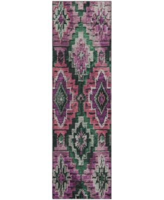 Mayfield Machine Washable AMF1891 2'3" x 7'6" Runner Area Rug