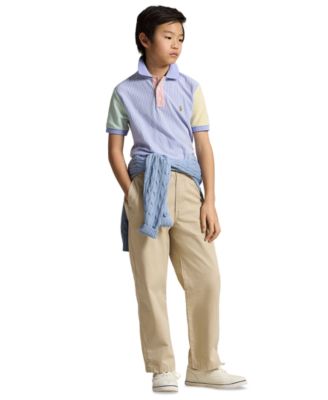 Boys' 8-20 Striped Short-Sleeve Polo Shirt