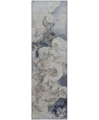 Mayfield Machine Washable AMF1860 2'3" x 7'6" Runner Area Rug