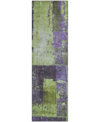 Mayfield Machine Washable AMF1866 2'3" x 7'6" Runner Area Rug