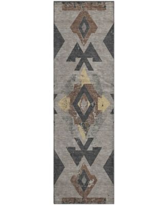 Mayfield Machine Washable AMF1882 2'3" x 7'6" Runner Area Rug