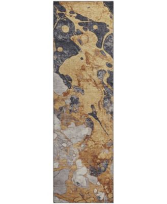 Mayfield Machine Washable AMF1909 2'3" x 7'6" Runner Area Rug