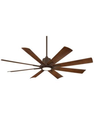54" Inspirit Bronze LED Damp Remote Ceiling Fan