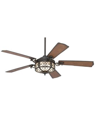 54" Hermitage Golden LED Ceiling Fan with 36" Downrod