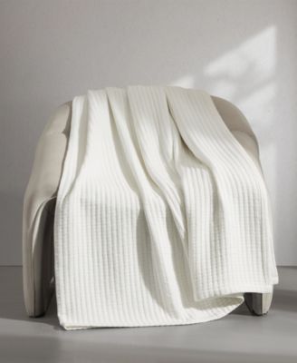 Subway Tile Cotton Matelasse Blanket, King