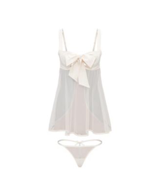 Women's Bessima Babydoll and G-String Set Lingerie