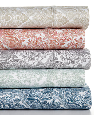 Caprice Paisley 4-Pc Sheet Sets, 350 Thread Count, Only at Macy's