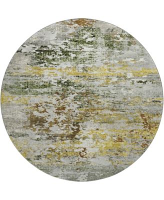 Mayfield Machine Washable AMF1830 8' x 8' Round Area Rug