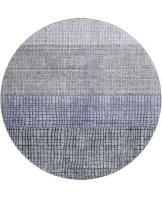 Mayfield Machine Washable AMF1831 8' x 8' Round Area Rug