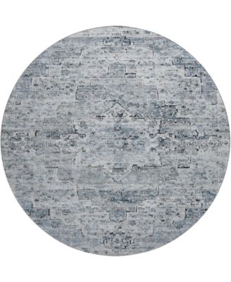 Mayfield Machine Washable AMF1832 8' x 8' Round Area Rug