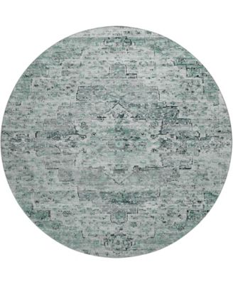 Mayfield Machine Washable AMF1832 8' x 8' Round Area Rug