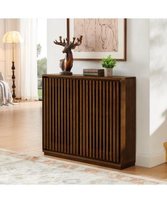 Modern Sideboard Cabinet with 2 Outlet Holes, Buffet Cabinet with Storage, Storage Cabinet