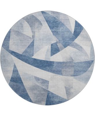 Mayfield Machine Washable AMF1836 8' x 8' Round Area Rug