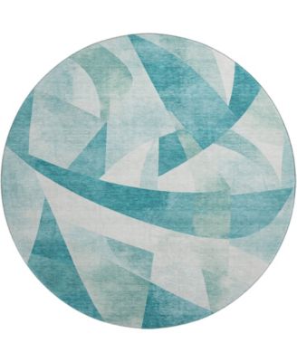 Mayfield Machine Washable AMF1836 8' x 8' Round Area Rug