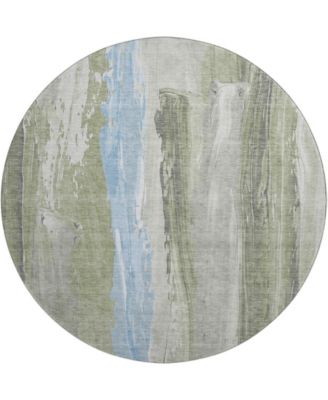 Mayfield Machine Washable AMF1845 8' x 8' Round Area Rug