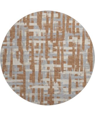 Mayfield Machine Washable AMF1849 8' x 8' Round Area Rug