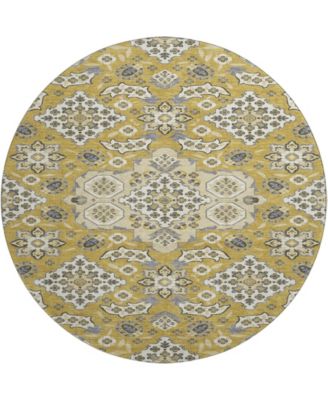 Mayfield Machine Washable AMF1853 8' x 8' Round Area Rug