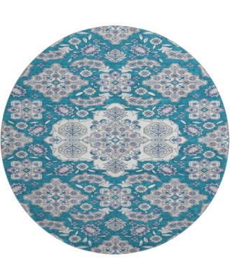 Mayfield Machine Washable AMF1853 8' x 8' Round Area Rug
