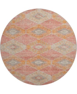 Mayfield Machine Washable AMF1857 8' x 8' Round Area Rug