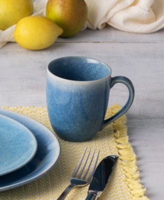 Colorwave Kiln Azure Mugs, Set of 4