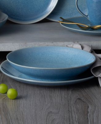 Colorwave Kiln Azure Coupe Pasta Bowls, Set of 4