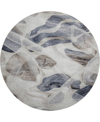 Mayfield Machine Washable AMF1863 8' x 8' Round Area Rug