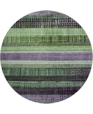 Mayfield Machine Washable AMF1873 8' x 8' Round Area Rug