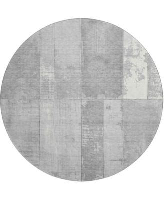 Mayfield Machine Washable AMF1877 8' x 8' Round Area Rug