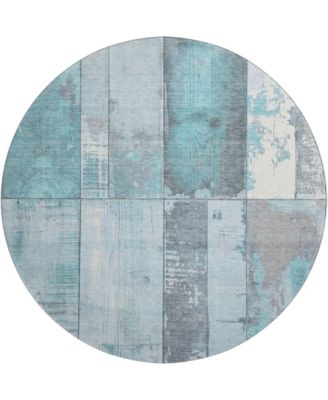 Mayfield Machine Washable AMF1877 8' x 8' Round Area Rug