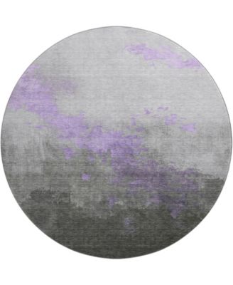Mayfield Machine Washable AMF1881 8' x 8' Round Area Rug