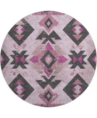 Mayfield Machine Washable AMF1882 8' x 8' Round Area Rug