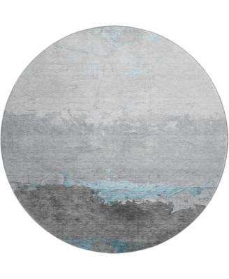 Mayfield Machine Washable AMF1885 8' x 8' Round Area Rug