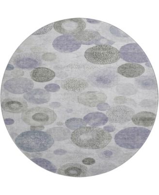 Mayfield Machine Washable AMF1896 8' x 8' Round Area Rug