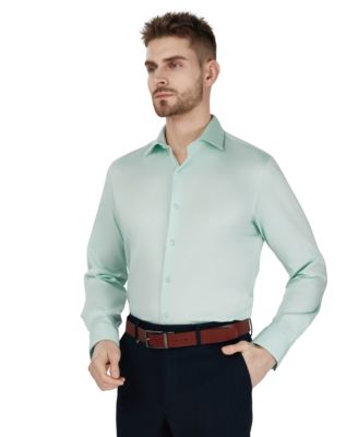 Men's Sateen Slim-Fit Dress Shirt