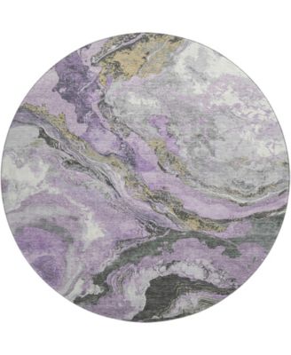 Mayfield Machine Washable AMF1908 8' x 8' Round Area Rug
