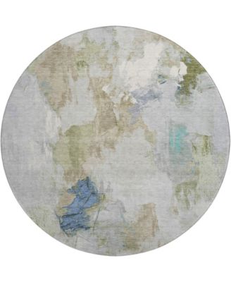 Mayfield Machine Washable AMF1914 8' x 8' Round Area Rug
