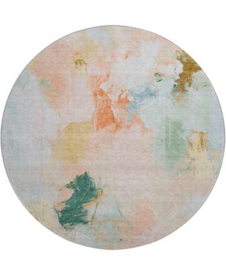 Mayfield Machine Washable AMF1914 8' x 8' Round Area Rug