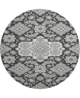 Mayfield Machine Washable AMF1853 8' x 8' Round Area Rug