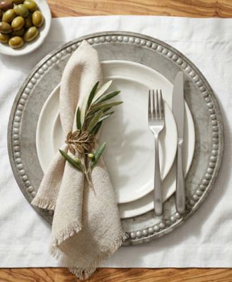 Serveware Round Beaded Charger Plate 14"