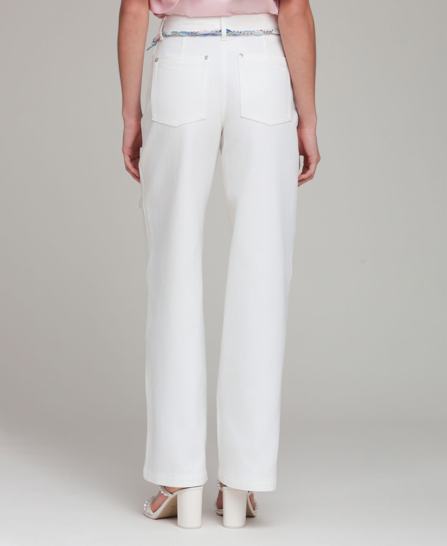 Women's Mid-Rise Wide-Leg Cotton Jeans