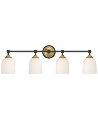 Possini Euro Zaragoza 32" Wide 4-Light Bath Light